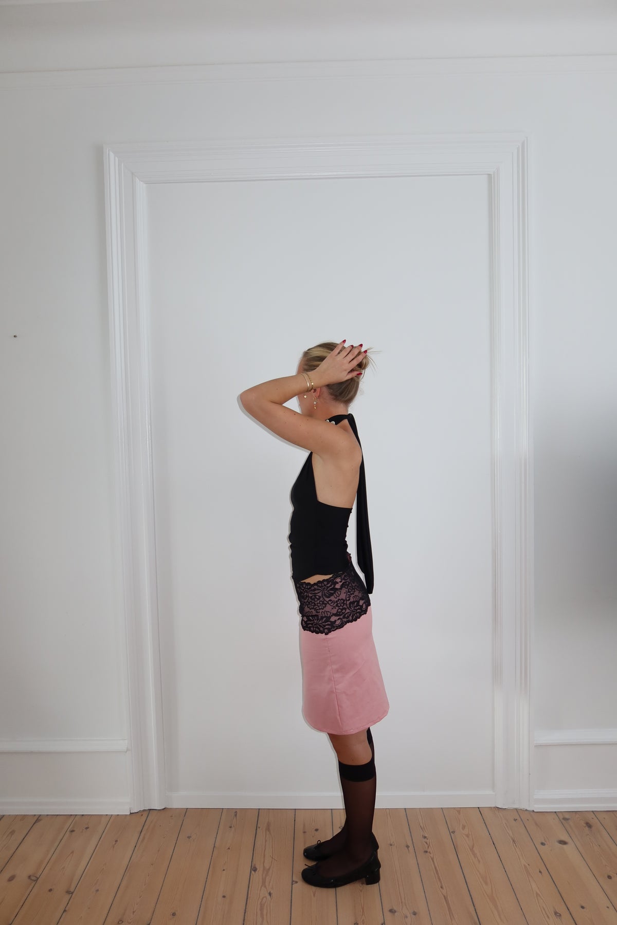 Melina Skirt In Dusty Rose